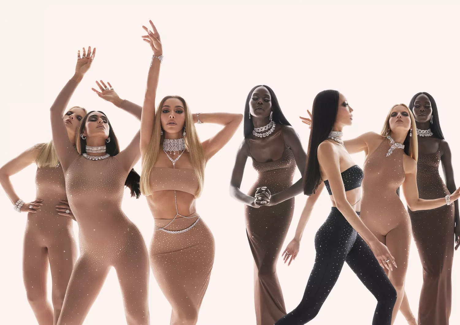 Kim Kardashian Models SKIMS’ Most Glam Collab Yet — a Bedazzled Collection with Swarovski