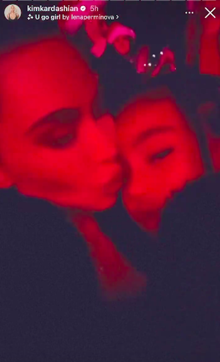 Kim Kardashian Takes North and Chicago to Mariah Carey’s Christmas Concert