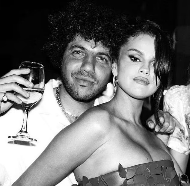 Selena Gomez gets caught ‘texting a cute boy’ on her cooking show… amid her new romance with Benny Blanco