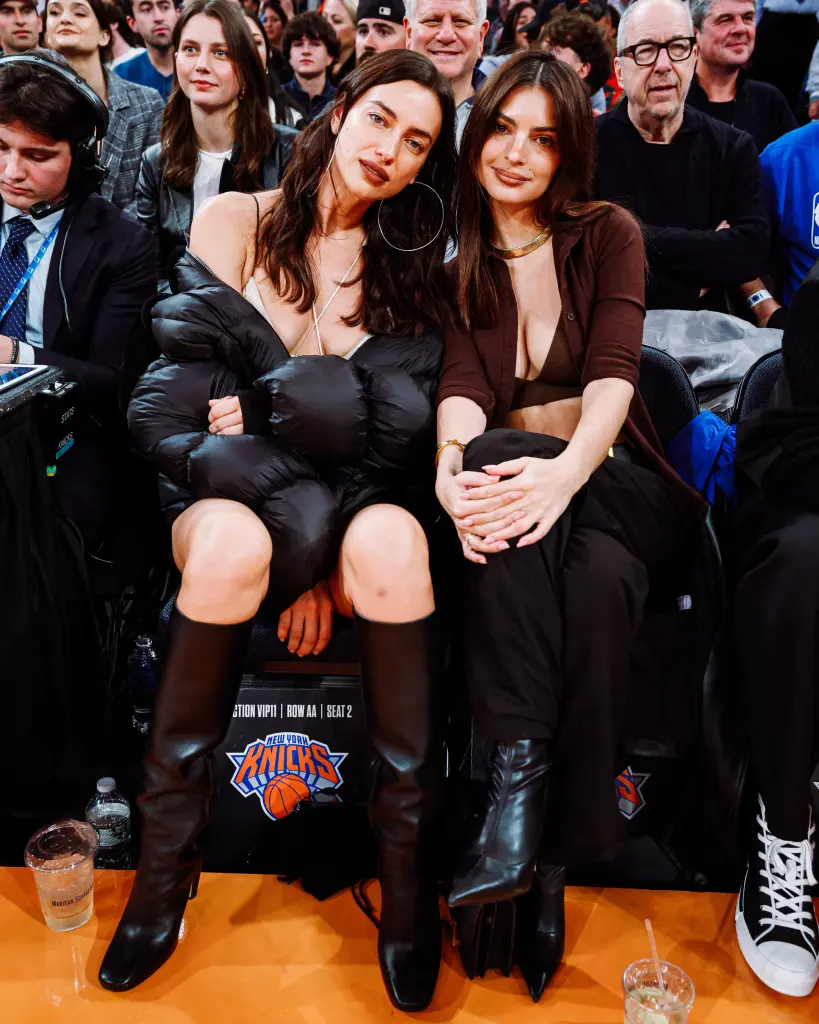 Irina Shayk, Emily Ratajkowski irk Knicks fans by exiting MSG early in nail-biter against Heat