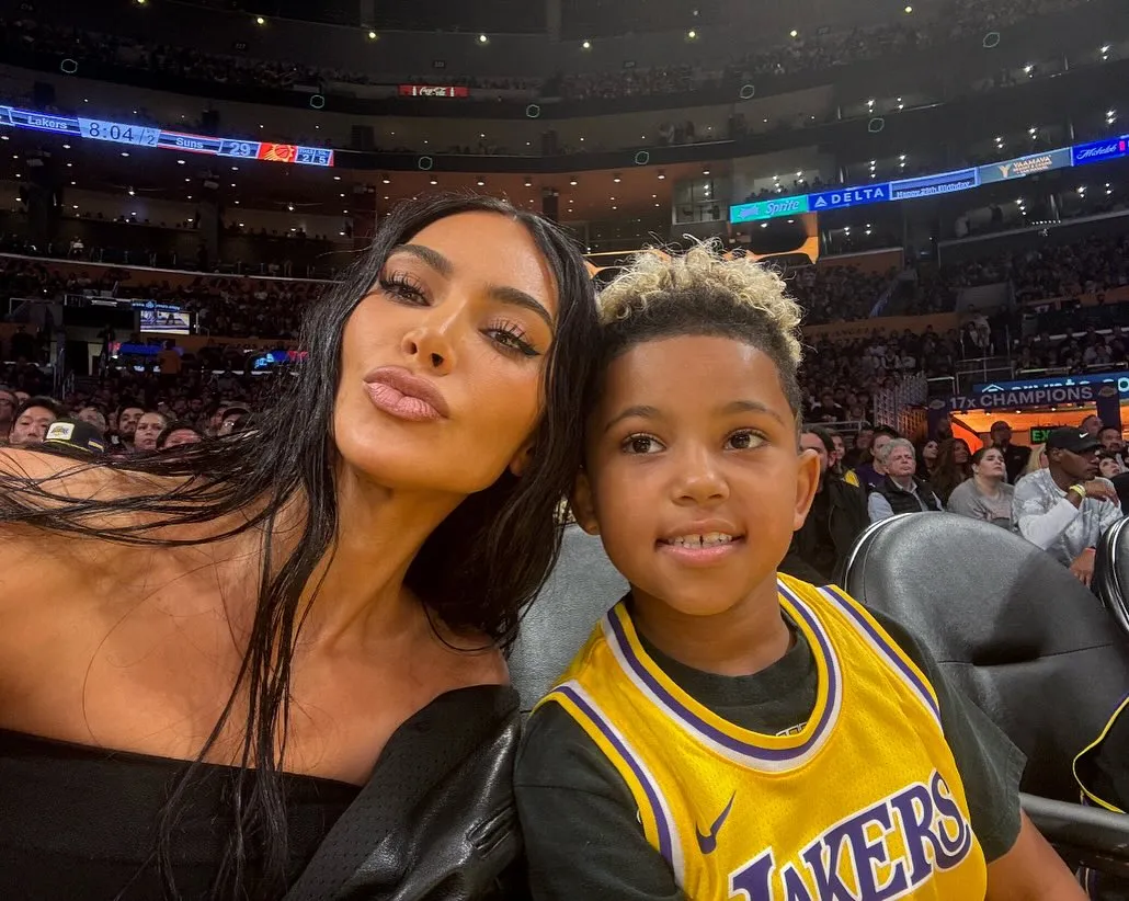 SPORTS STAR Saint West wreaks havoc at Kim Kardashian’s $60M mansion as he covers spotless white painted walls with packing tape