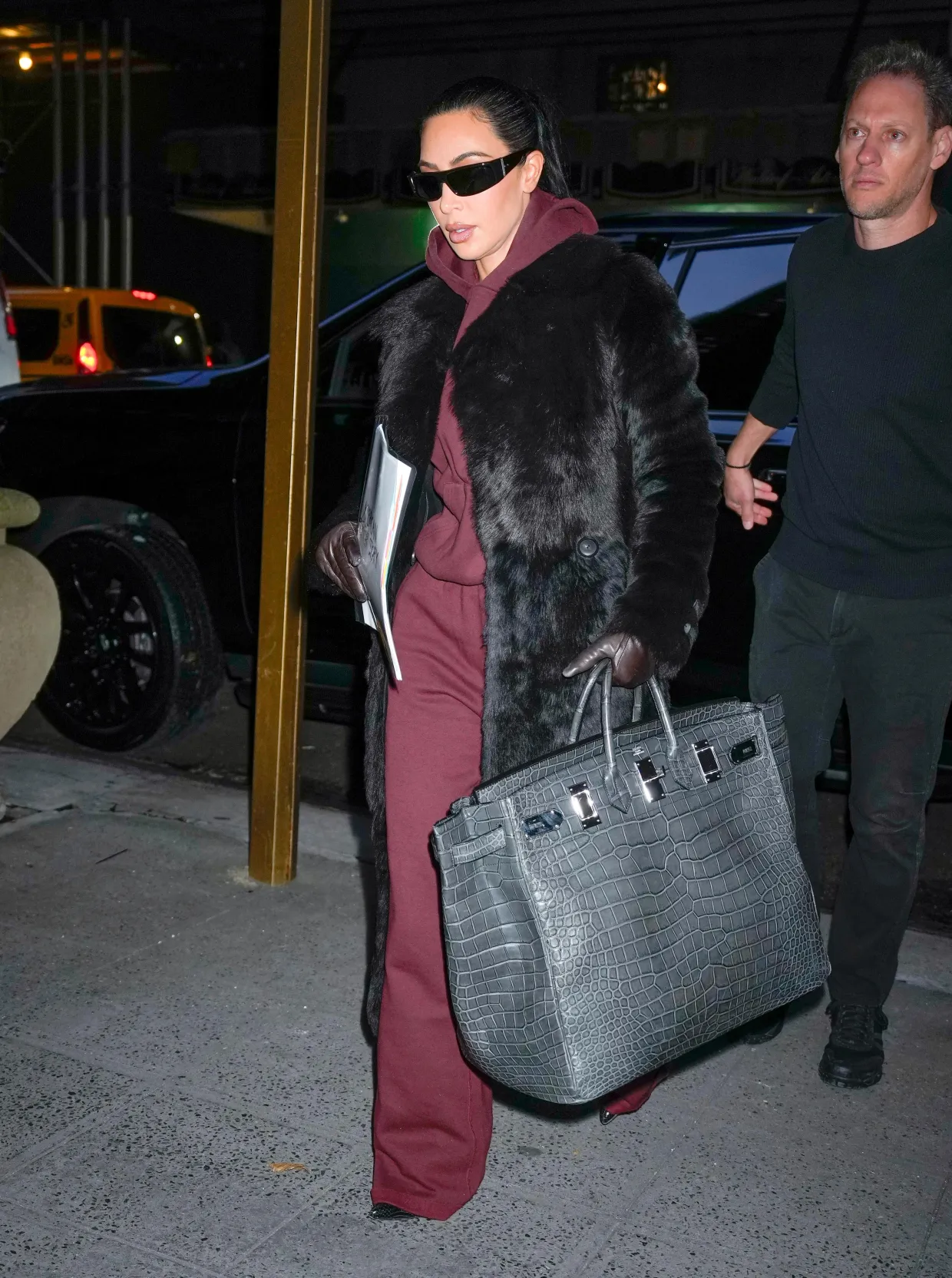 TWINNING? Kris Jenner called out for ‘copying’ Kim Kardashian’s ‘exact’ look as momager steps out with $110k Hermes bag & fur coat