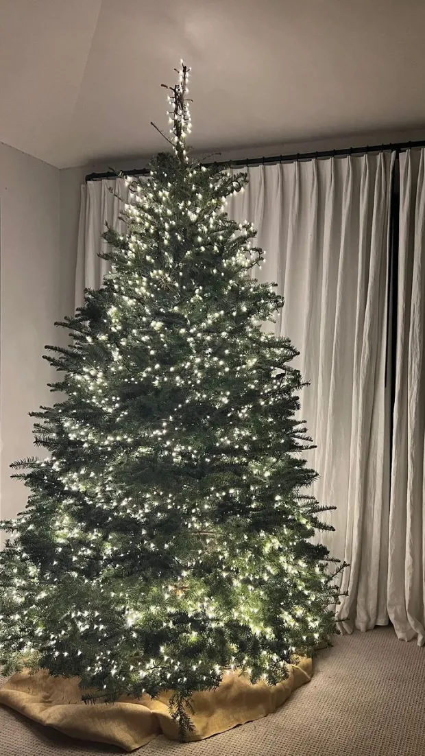 NAUGHTY LIST Kourtney Kardashian shows off her surprisingly humble Christmas Tree after Kim is ripped for ‘most boring’ decorations