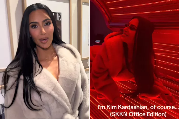 Kim Kardashian Takes on Viral TikTok Trend – and of Course She Used it to Show Off Her New Makeup