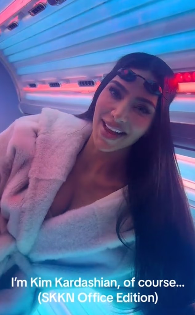 Why Kim Kardashian Is Defending Her Use of Tanning Beds