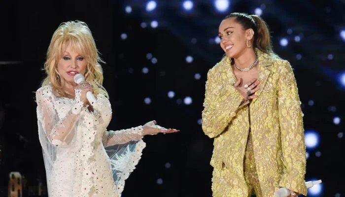 Miley Cyrus mocked over Dolly Parton’s reaction to her hiking in heels