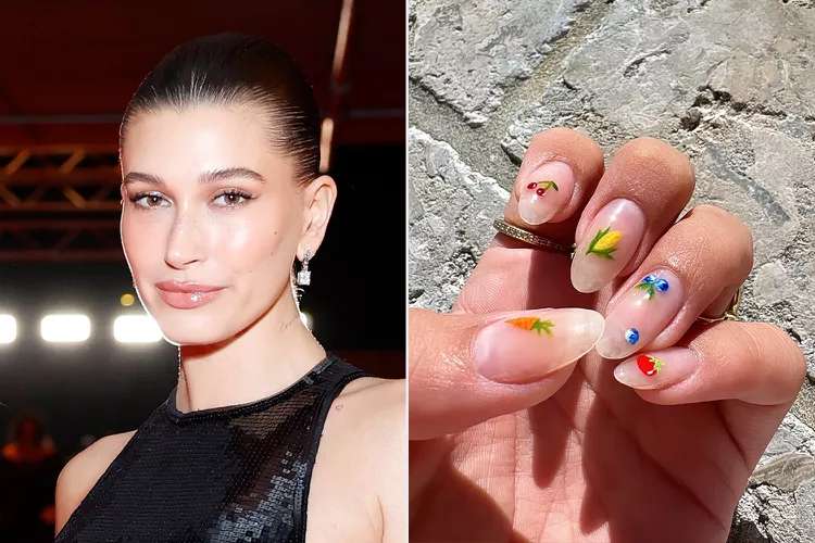 Pregnant Hailey Bieber Shows Off ‘Farmer’s Market’ Manicure: See Her Latest Nail Look!