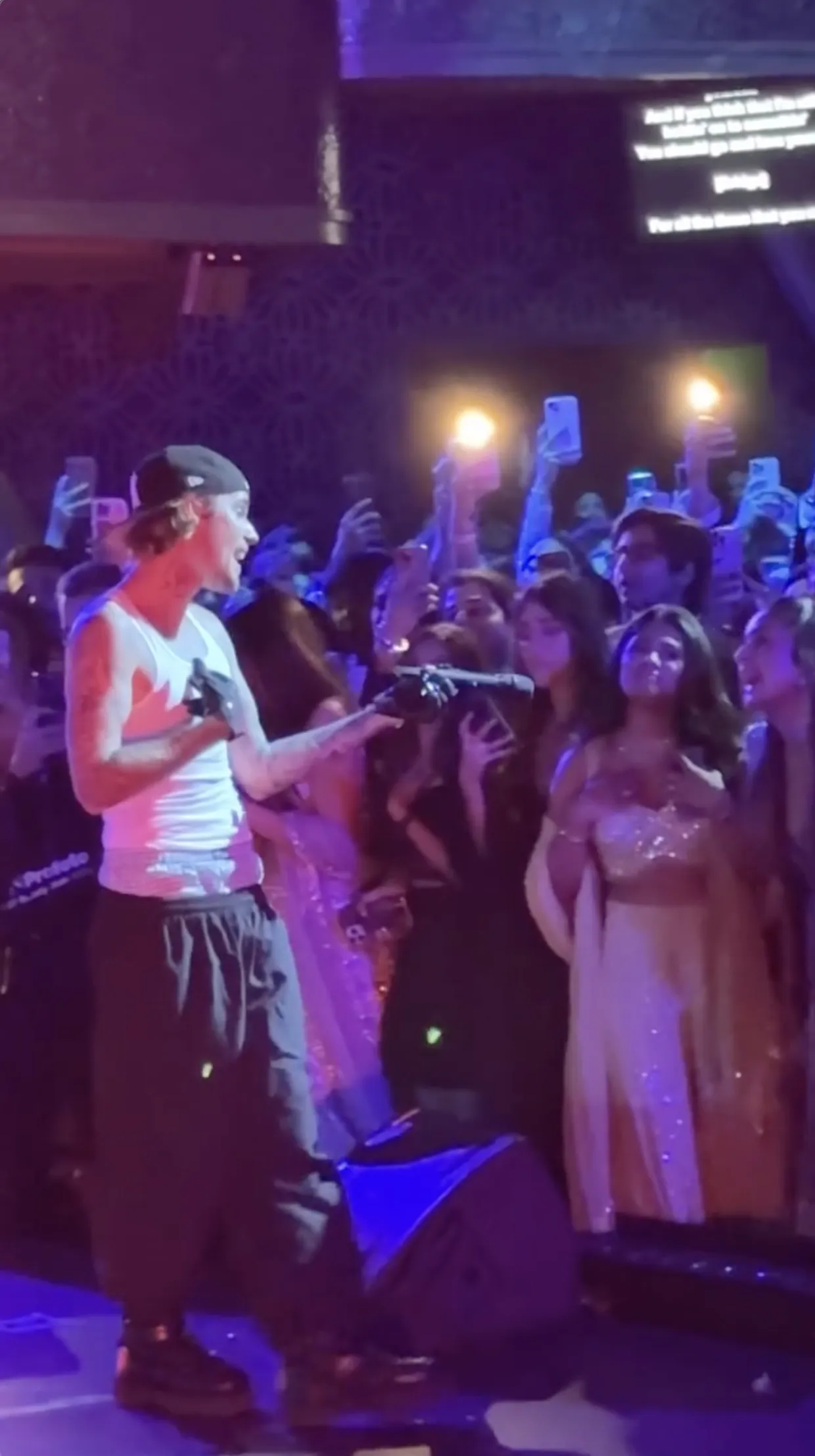 BETTER BELIEB IT Justin Bieber performs intimate show as fans say he looks ‘happiest he’s ever been’ as he expects first baby with Hailey