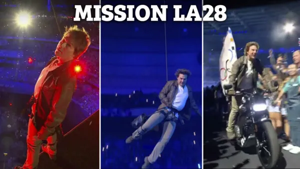 MISSION COMPLETED Tom Cruise pulls off spectacular stunt to close star-studded Olympics 2024 in Paris