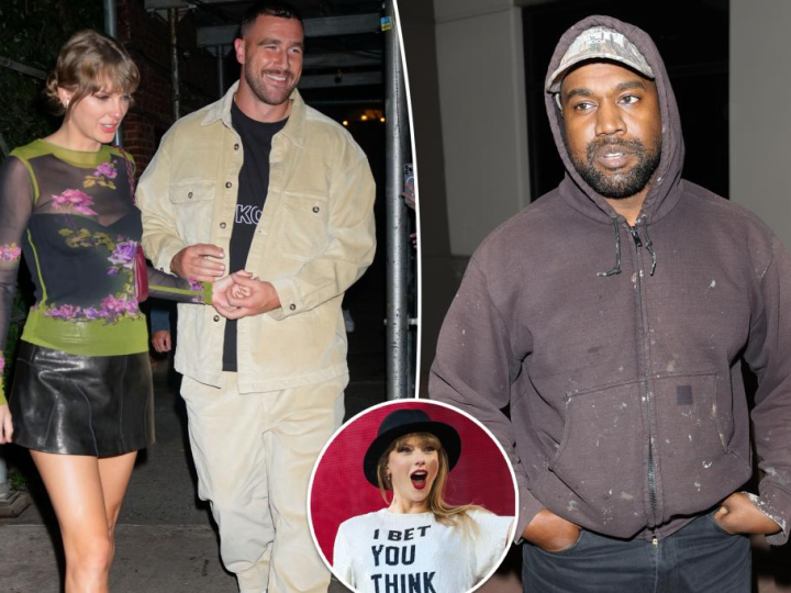 Fans think Taylor Swift subtly reacted to Kanye West after she and Travis Kelce were name-dropped on ‘Vultures 2’