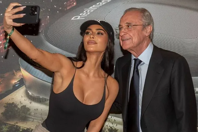 Kim Kardashian and Florentino Perez: the story of a millionaire’s selfie at the Santiago Bernabeu