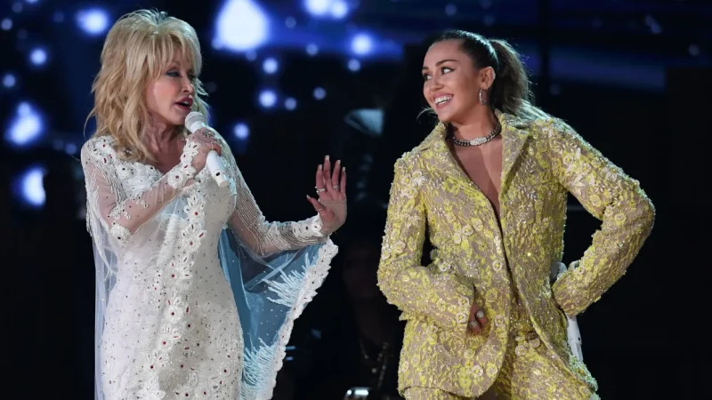 Miley Cyrus, godmother Dolly Parton discover they’re blood relatives