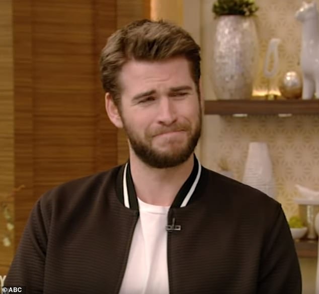 Liam Hemsworth pretends to cry as he reveals wife Miley Cyrus has taken his last name… following secret wedding