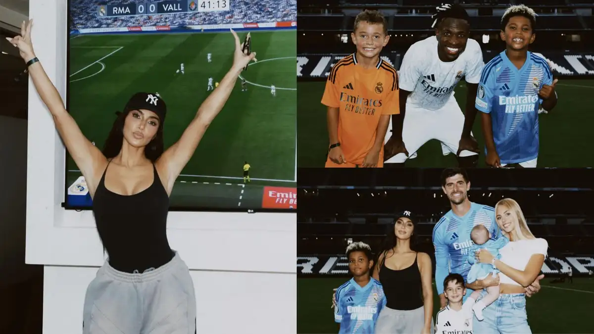 ‘MADRID SOCCER MOM TOUR 2024’: REALITY STAR KIM KARDASHIAN SHOWS OFF SNAPS AT REAL STADIUM AFTER MAKING VISIT TO SPAIN WITH SON SAINT WEST