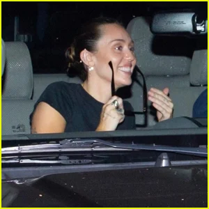 Miley Cyrus Supports Boyfriend Maxx Morando & His Band at Show in West Hollywood