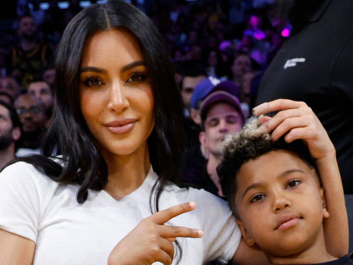 Kim Kardashian uses her legal skills to write a YouTube contract for Saint West