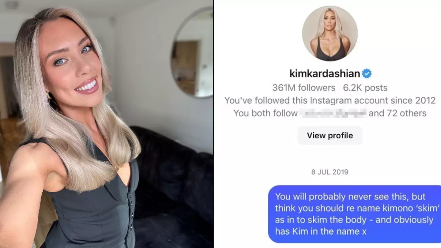 British woman claims she gave Kim Kardashian name for brand before it launched and never received a penny