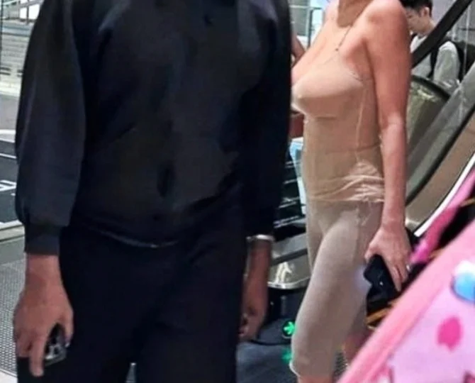 UNCENSORED Kanye West’s wife Bianca Censori goes braless in see-through top as they shop with rapper’s kids in Tokyo